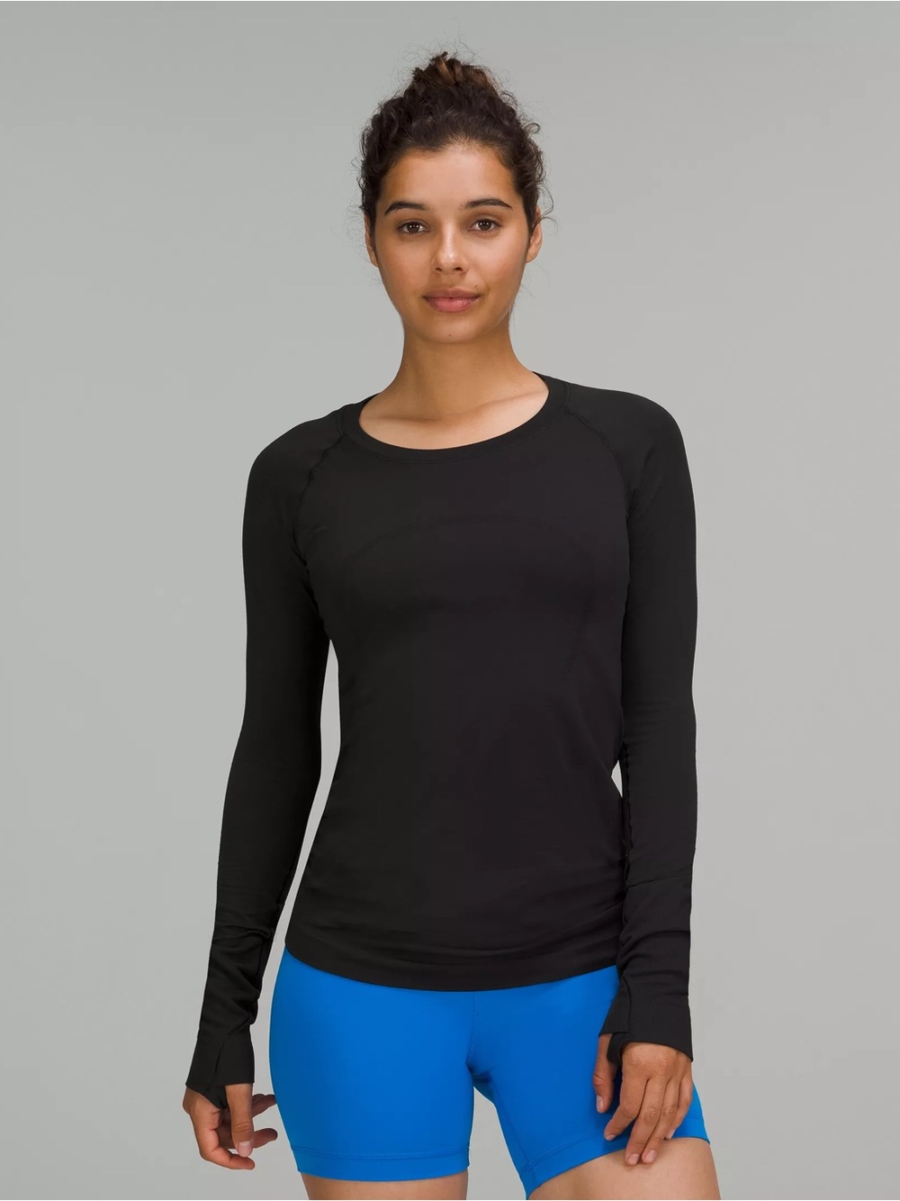 lululemon black swiftly tech long sleeve women’s size 6